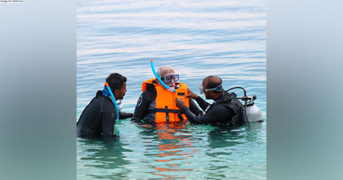 PM Modi goes snorkelling in Lakshadweep, recalls 